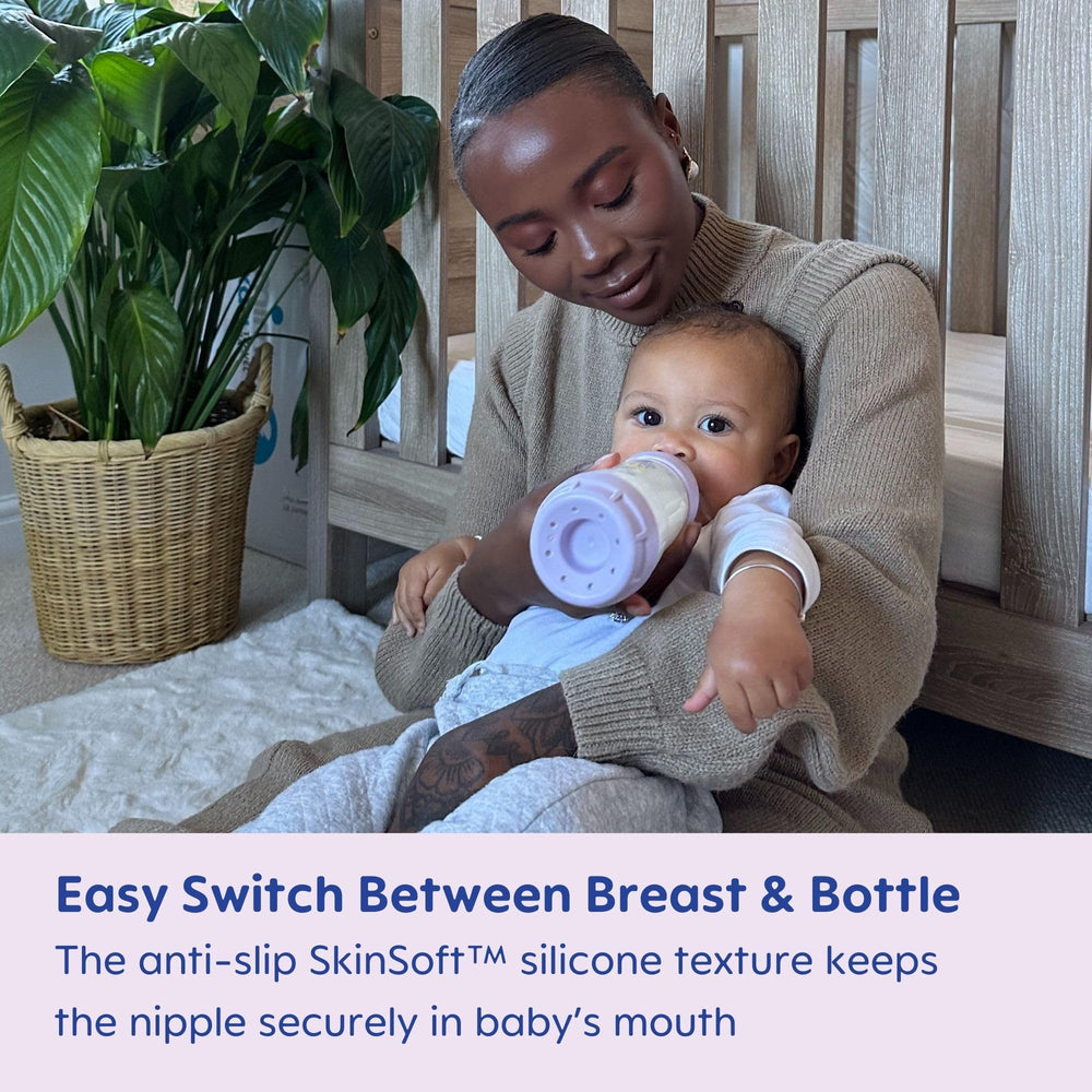 MAM 94% nipple acceptance aids easier switching between feeding methods.
