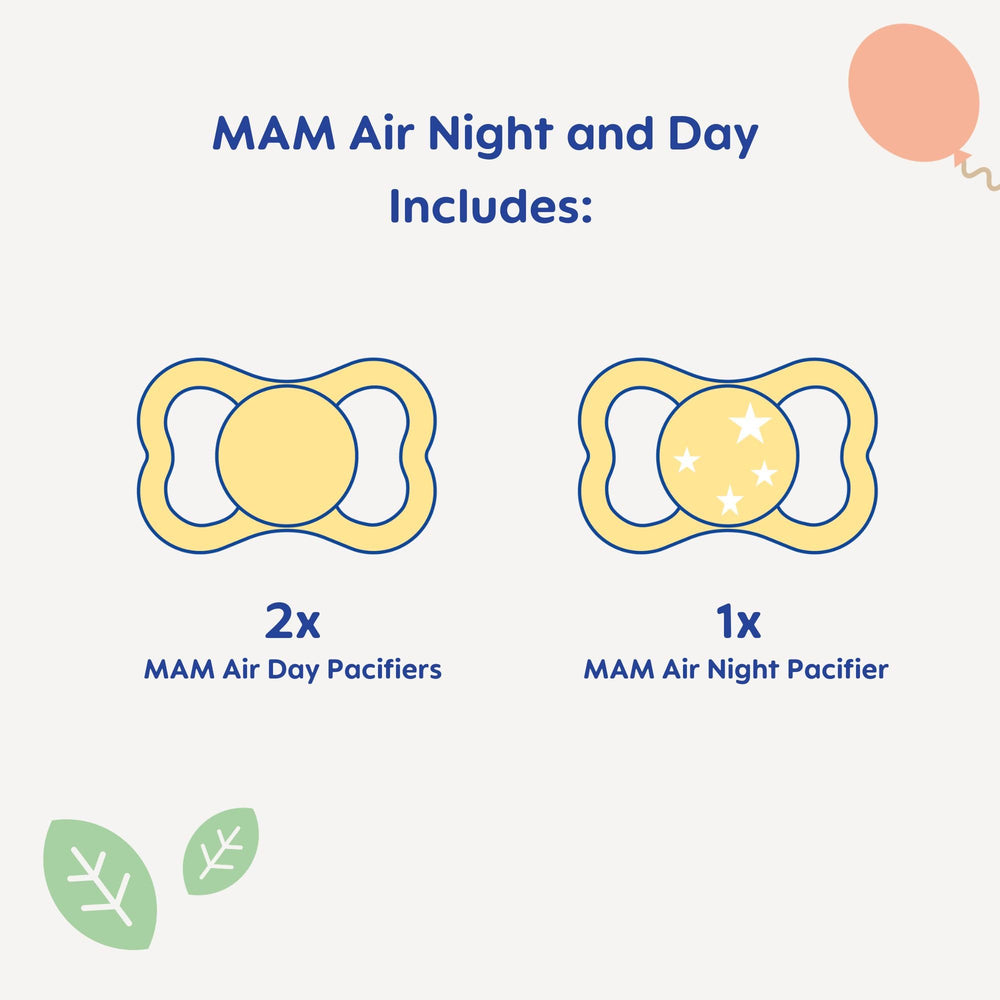 MAM Air shield keeps sensitive skin breathing with large air holes.