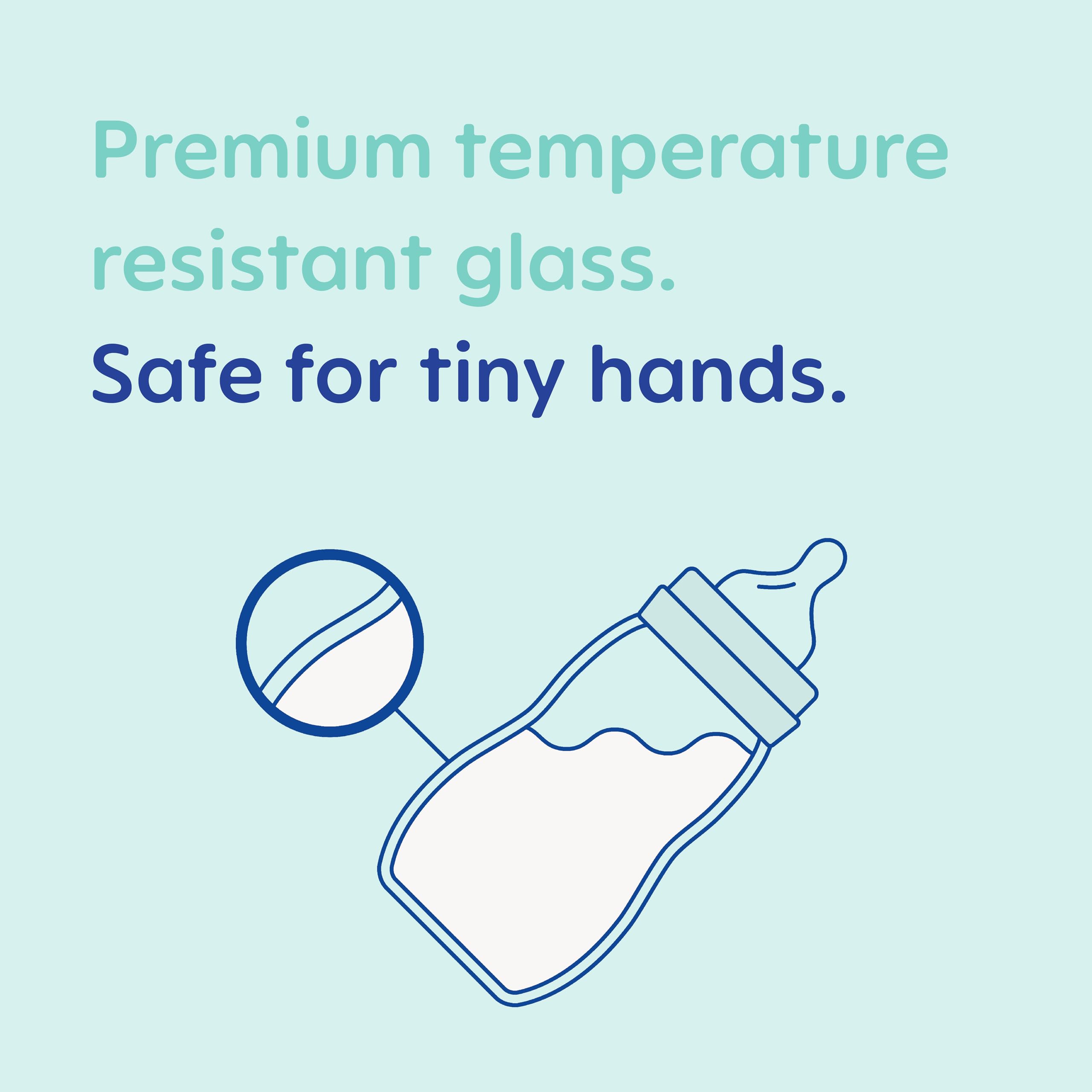 BPA-free glass bottle — a safe option for daily feeding routines