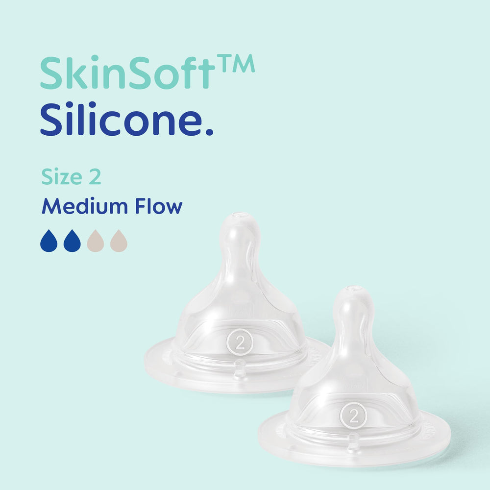 MAM glass bottle dust cap — protects from dirt and doubles as a precise measuring cup