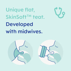 MAM Feel Good medium flow teat — soft, breast-like latch supports easy feeding transitions