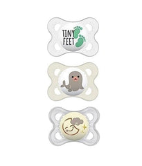 Mam night pacifier storage case keeps pacifiers clean and handy.