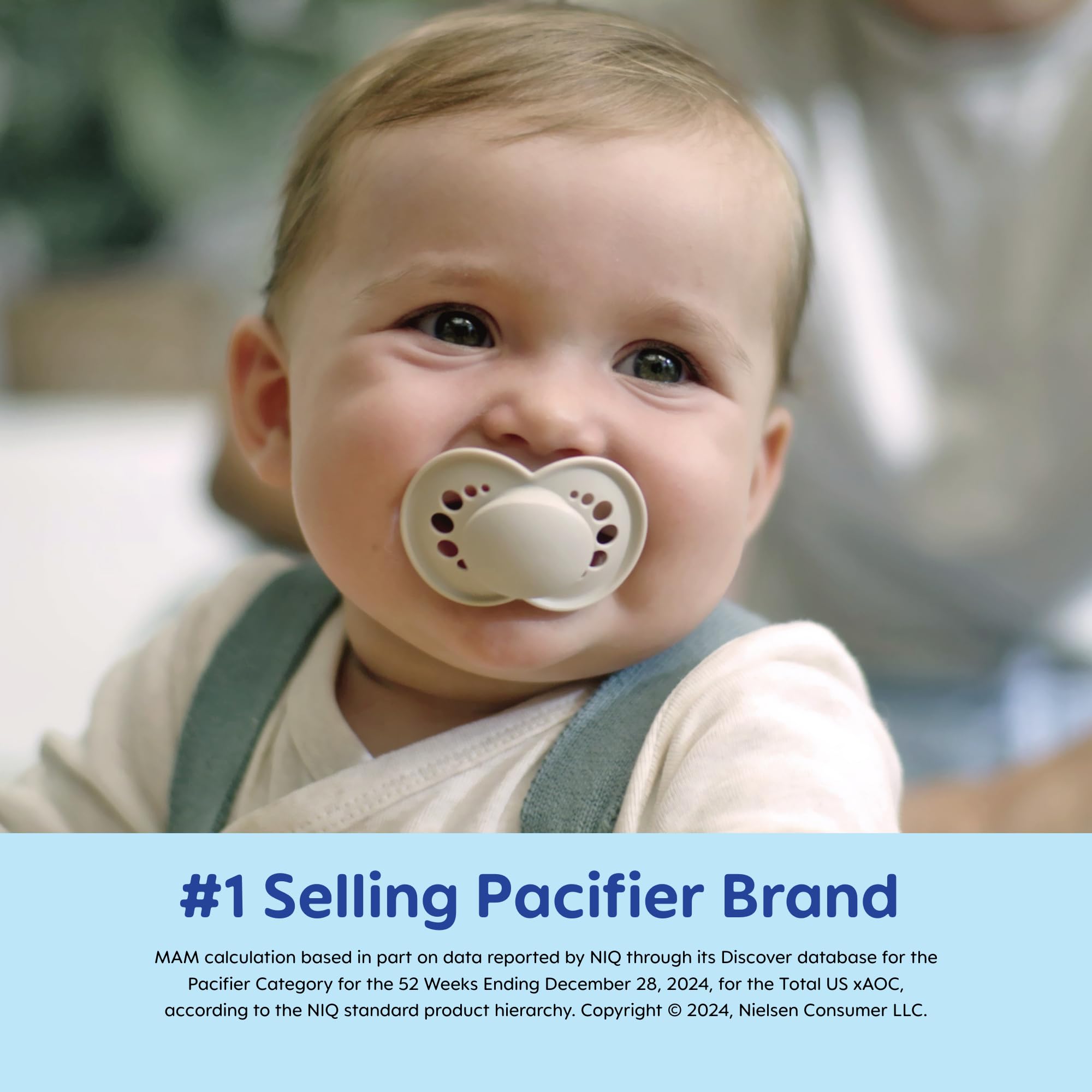 MAM Original Matte ventilated shield keeps baby's skin cool and comfortable