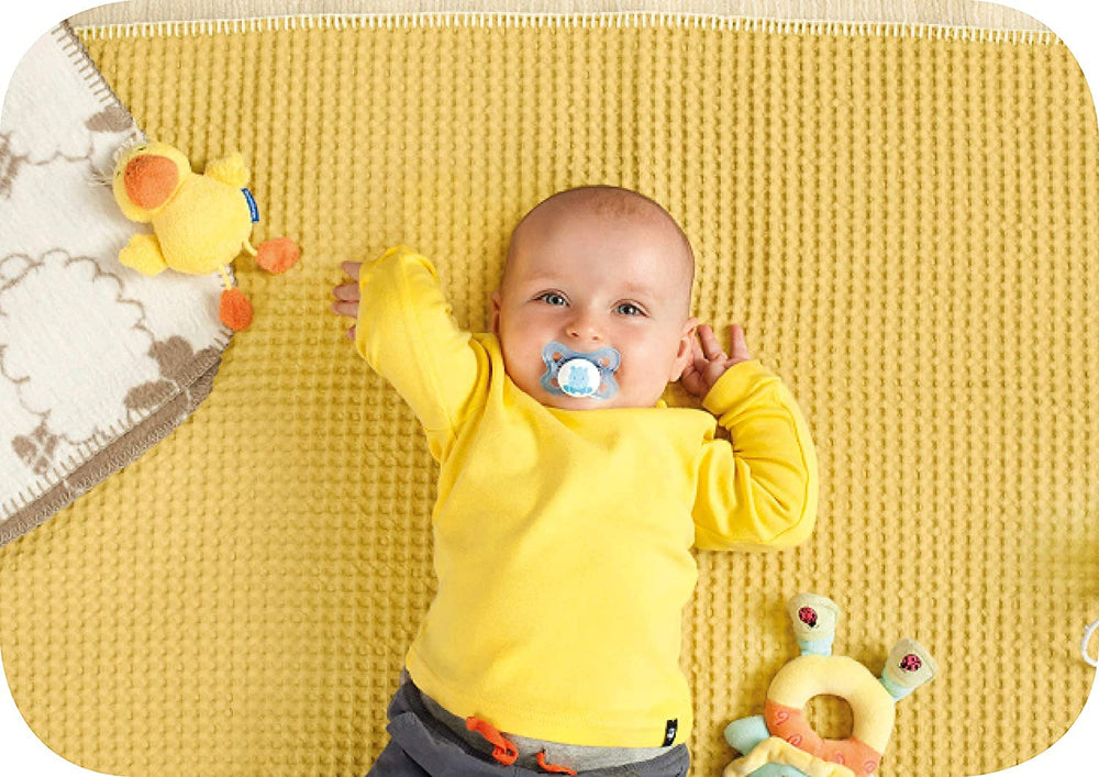 MAM Original Night Pacifiers BPA- and BPS-free materials for babies.
