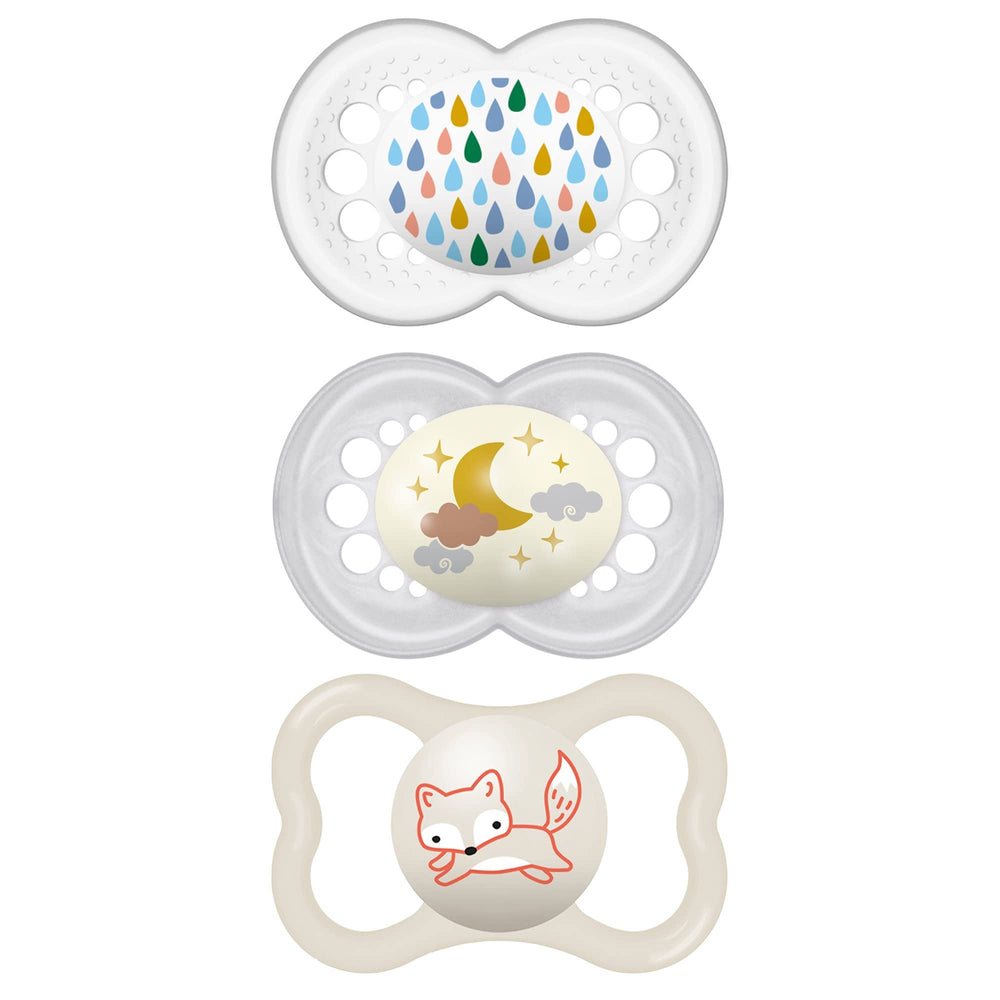 MAM Original pacifier front view with breathable shield