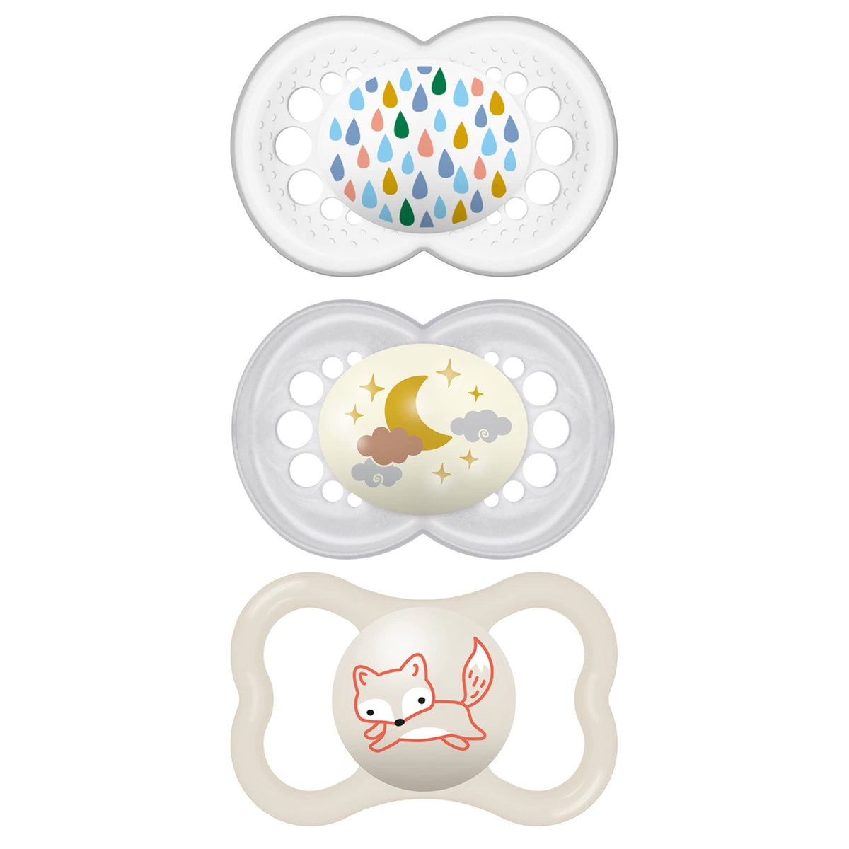 MAM Original pacifier front view with breathable shield