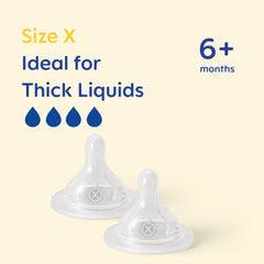 Silky-soft silicone suction surface of MAM teat.