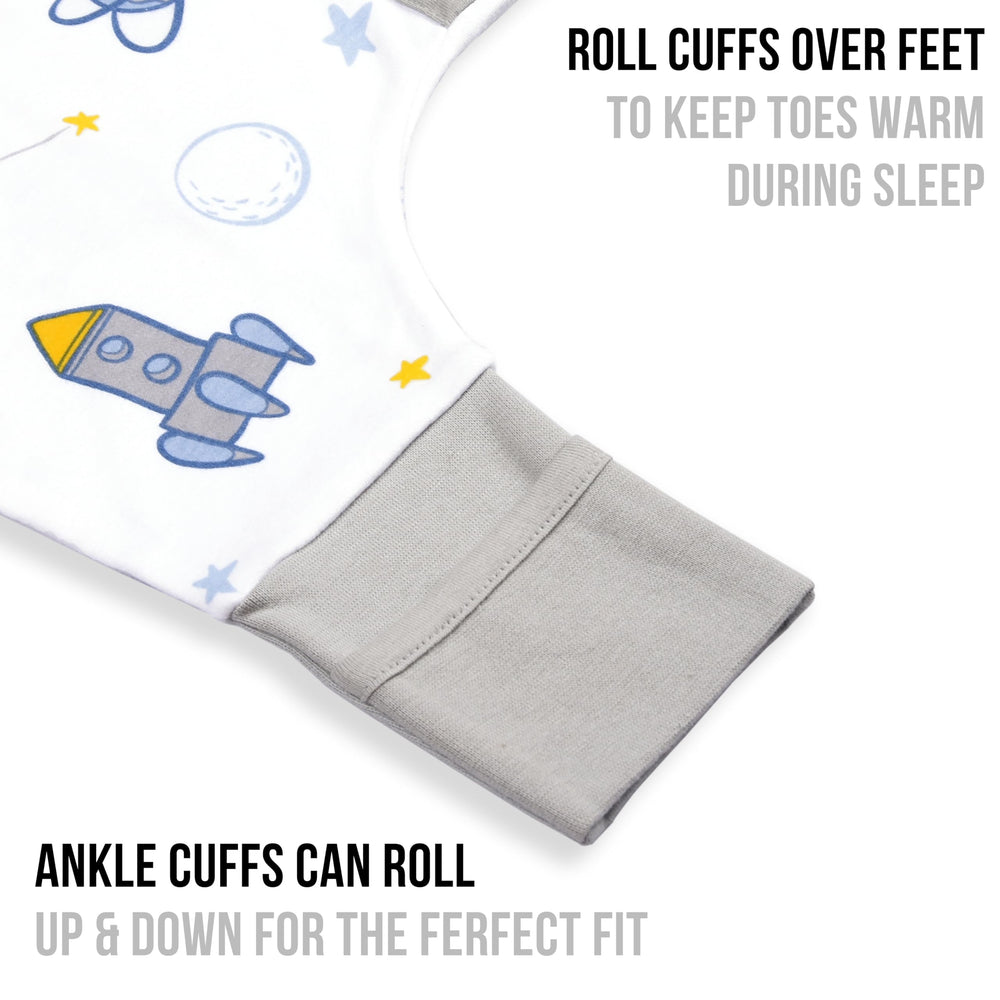 Mama Cheetah 0.5 TOG sleep sack keeps comfortable warmth