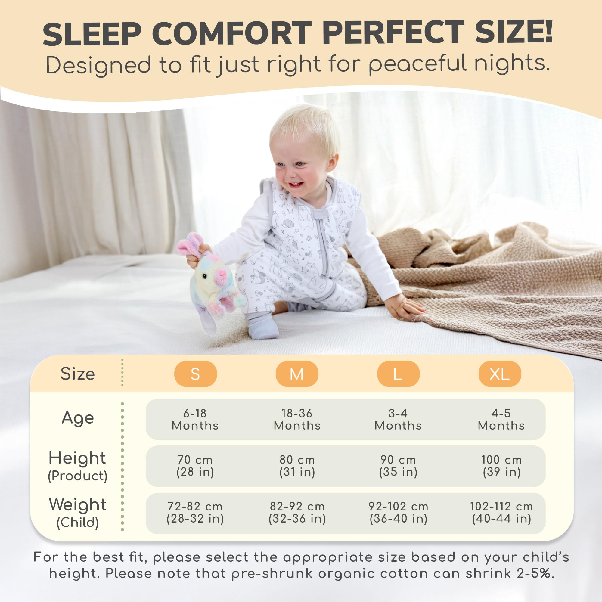 Mama Cheetah bottom zipper cover prevents little hands from unzipping.