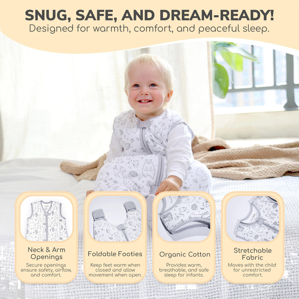 Mama Cheetah machine-washable organic cotton makes daily use easy.