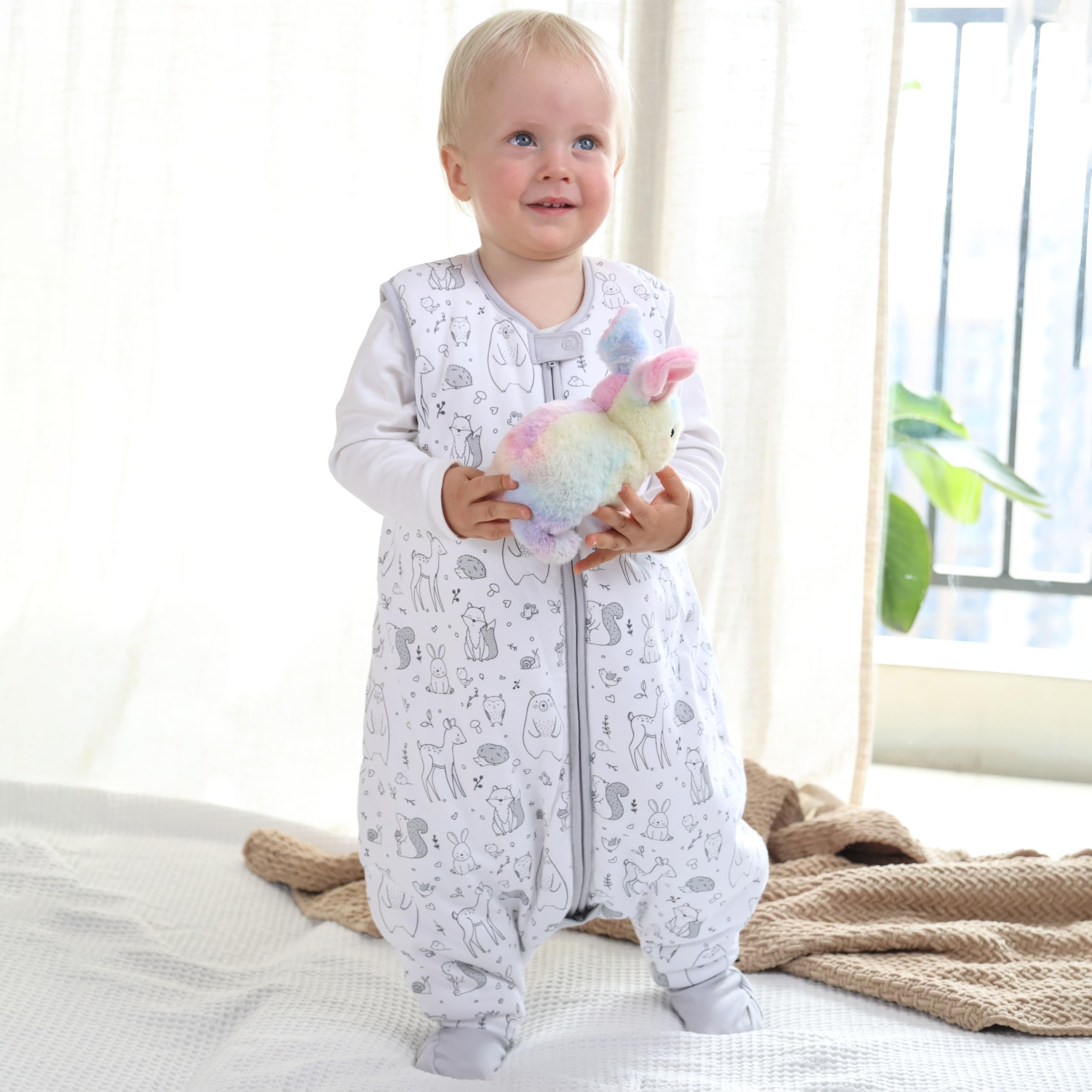 Mama Cheetah sleep sack is machine washable for everyday durability