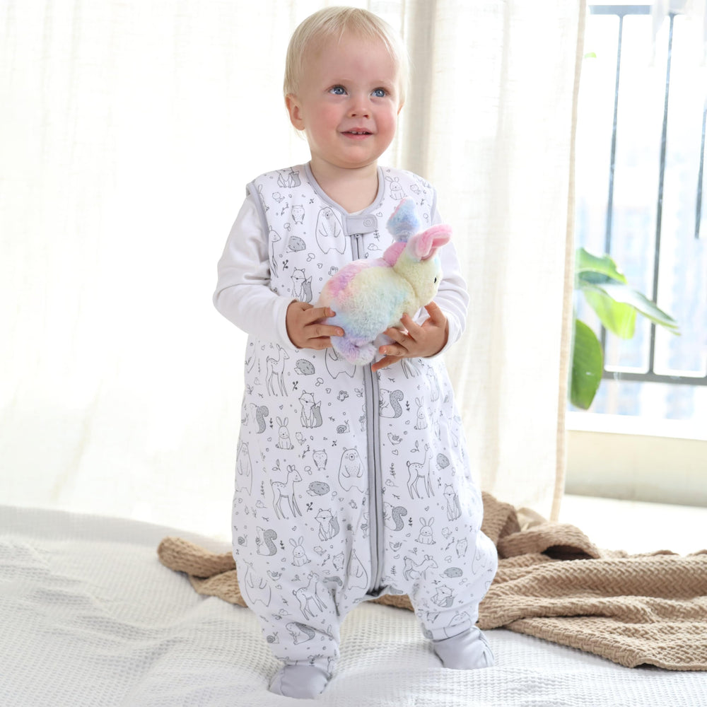 Mama Cheetah sleep sack is machine washable for everyday durability