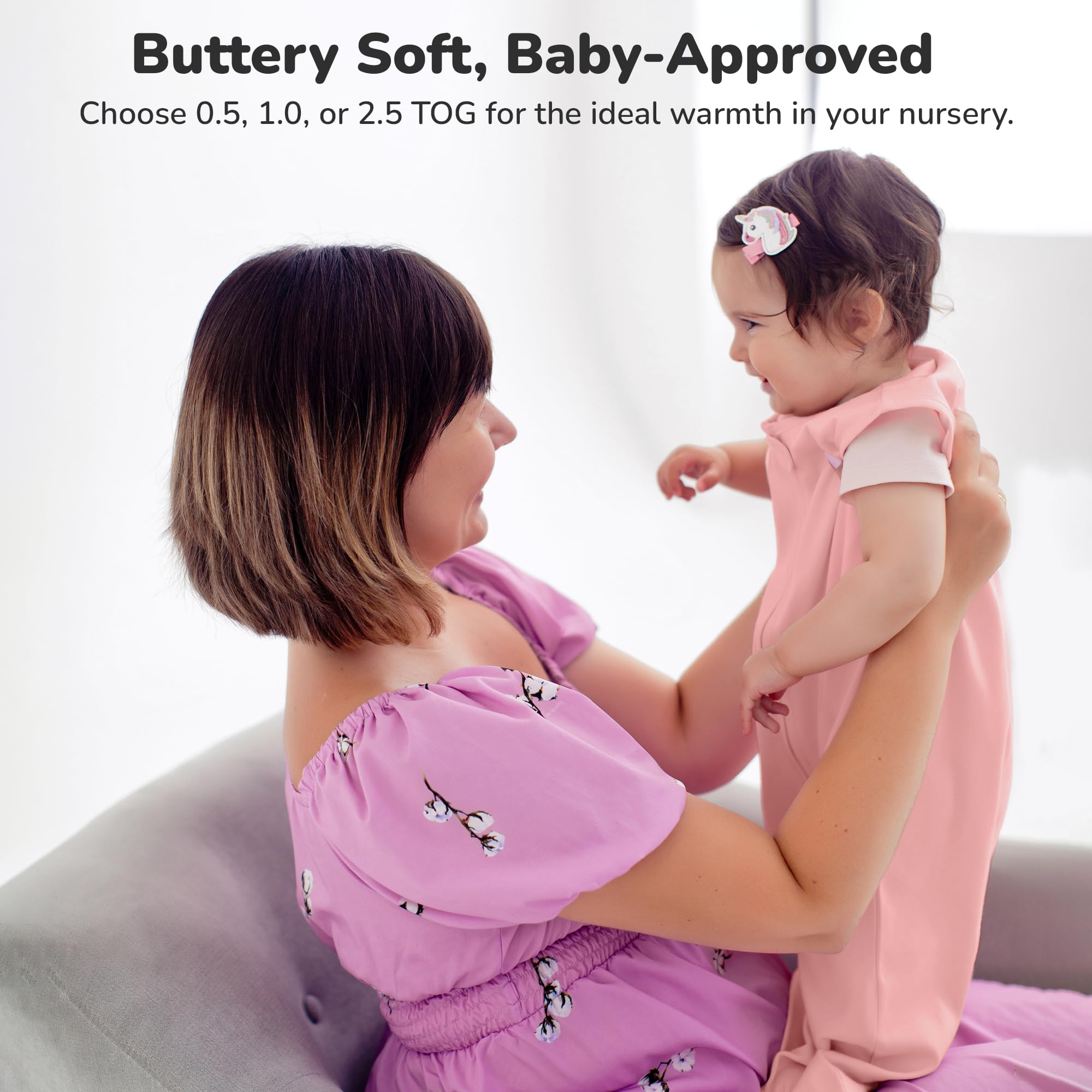 Encourages gentle swaddle transition with roomy leg movement for Mama Cheetah.