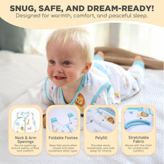 Mama Cheetah organic cotton shell provides breathable, gentle comfort.