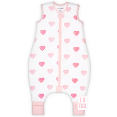 Mama Cheetah toddler sleep sack with feet ultra-soft fabric for gentle skin comfort