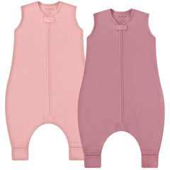 Mama Cheetah Toddler Sleep Sack with Feet; soft organic cotton for cozy nights.