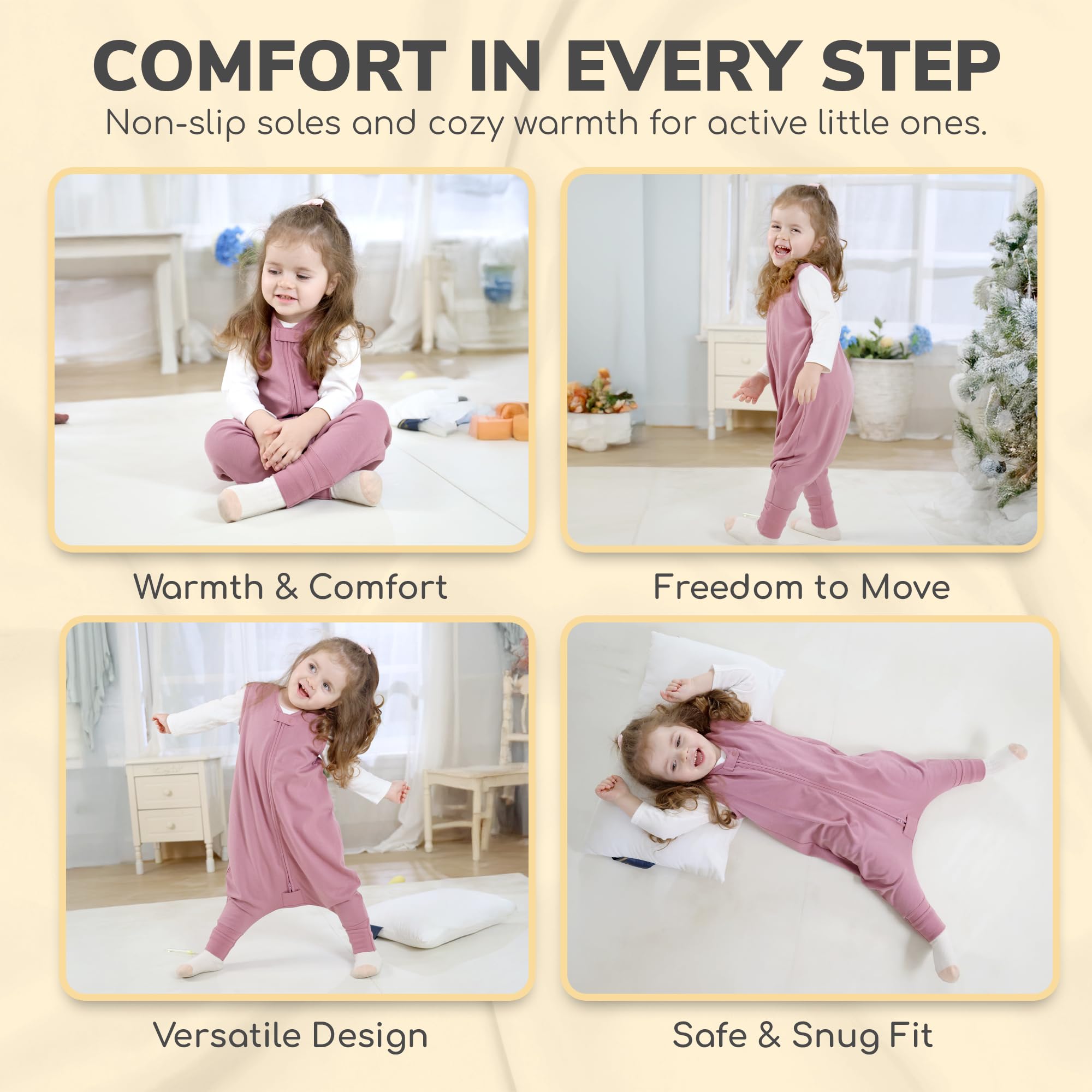 Travel-friendly sleepsack from Mama Cheetah is easy to pack on trips.