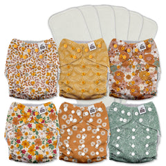 Mama Koala 3.0 pocket diaper with crossover snaps for secure fit and leak prevention