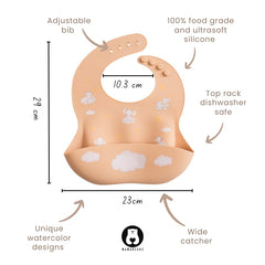 Mamabears waterproof silicone mat protects surfaces during feeding