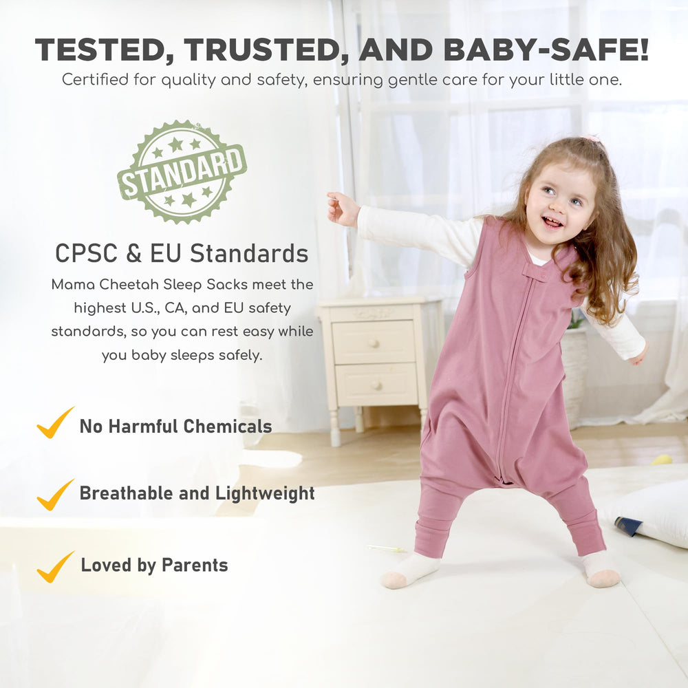 Mama Cheetah four-size range fits growing toddlers from 6 months to 5 years.