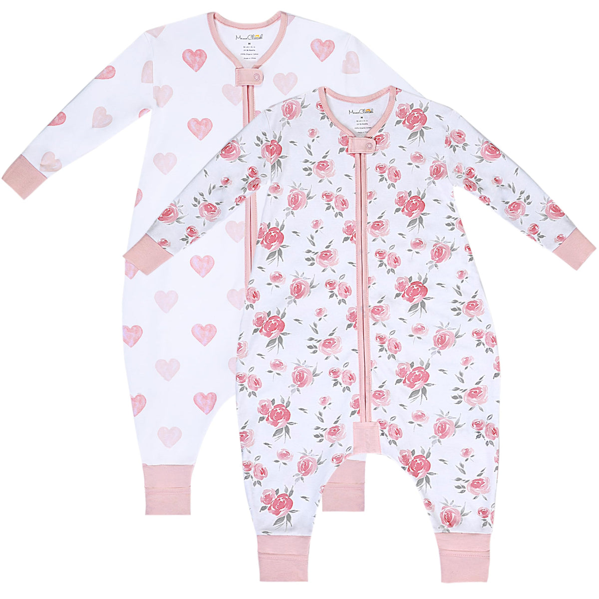 Mama Cheetah toddler sleep sack with feet keeps legs cozy for restful nights.