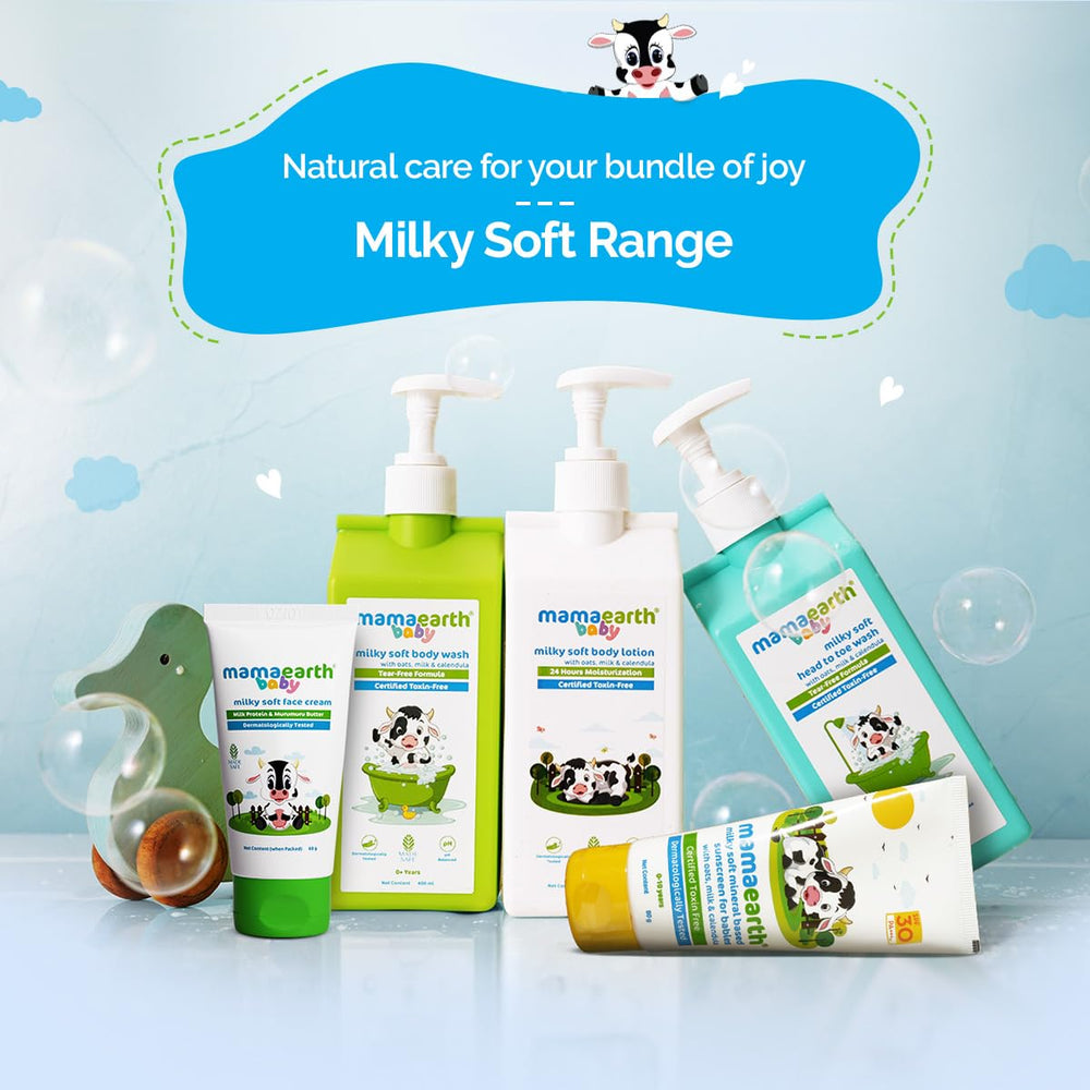Packaging label showing 60 ml capacity on Mamaearth cream.