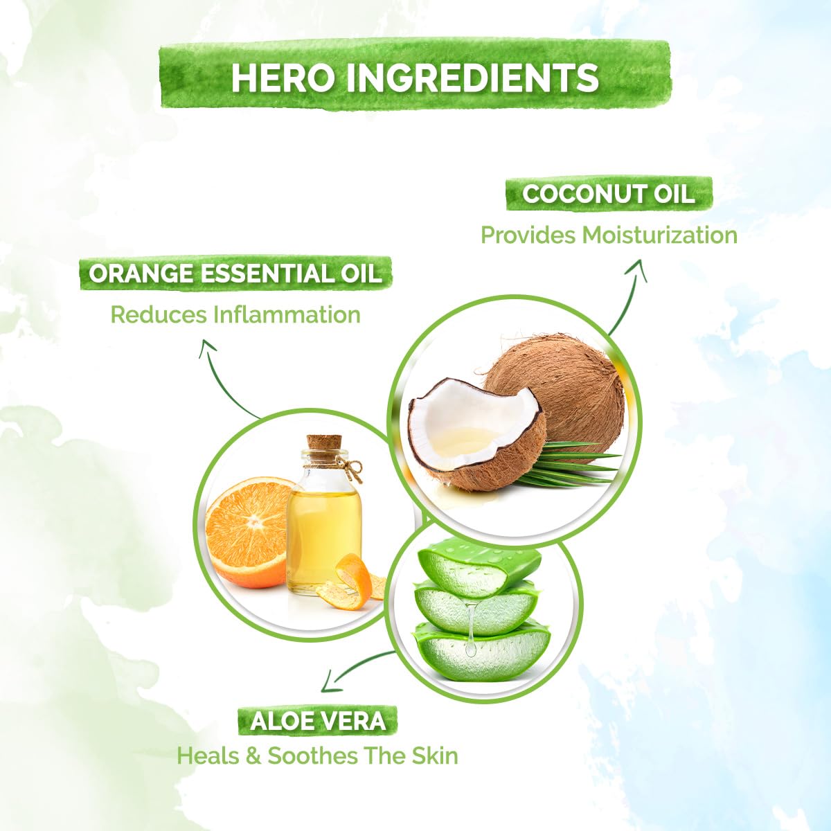 Mamaearth aloe vera coconut cleanse preserving moisture on baby skin.