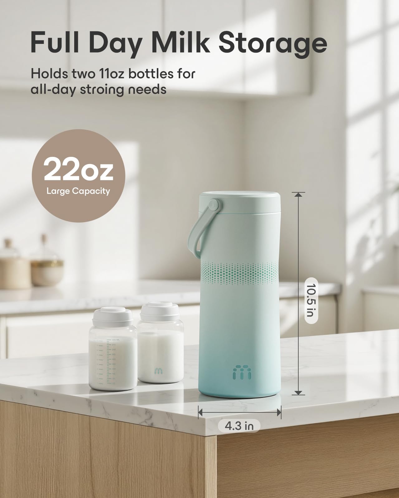 MAMAPRO travel-friendly design fits in bags for commuting parents.
