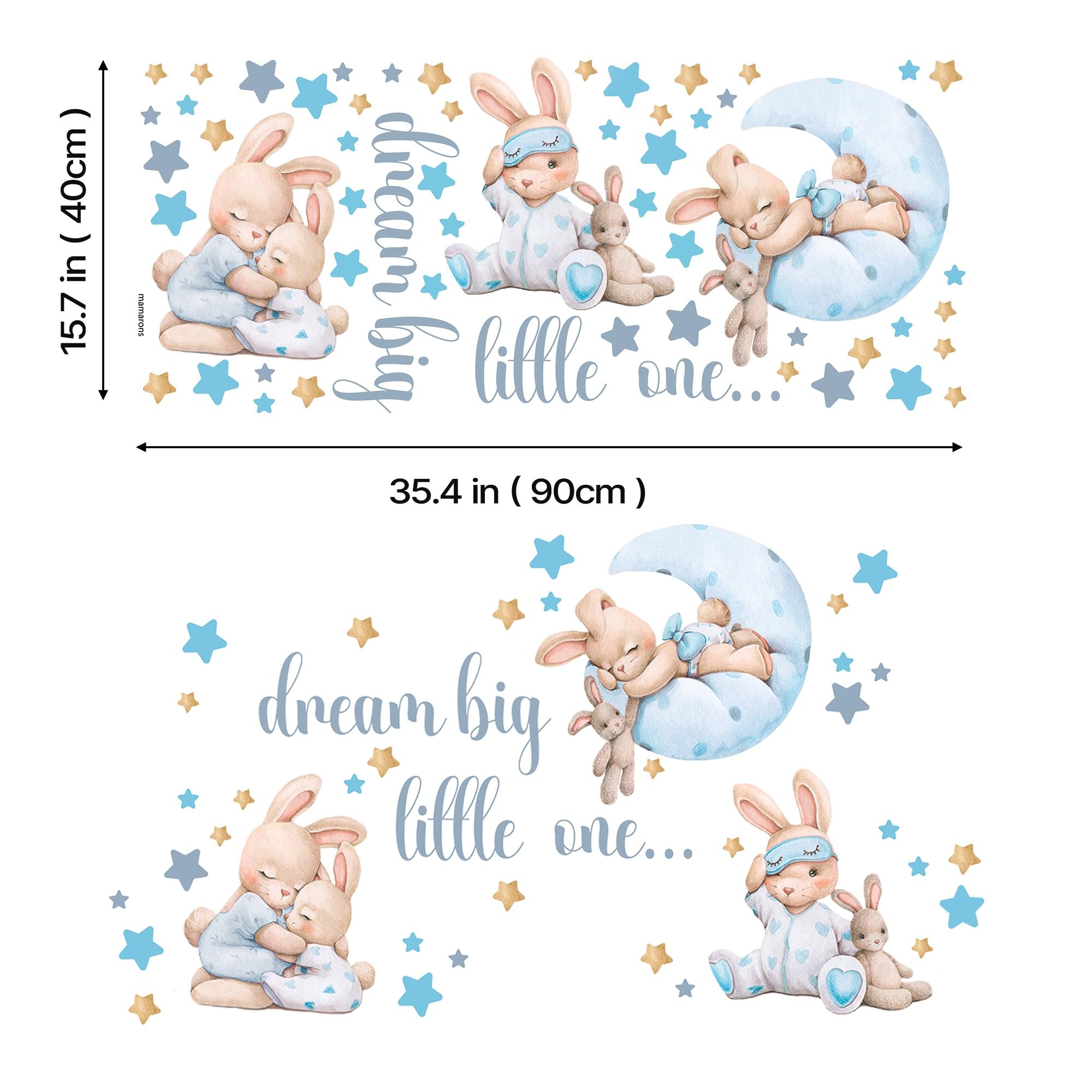 Mamarons Baby shower gift wall decal offers a thoughtful decor option.