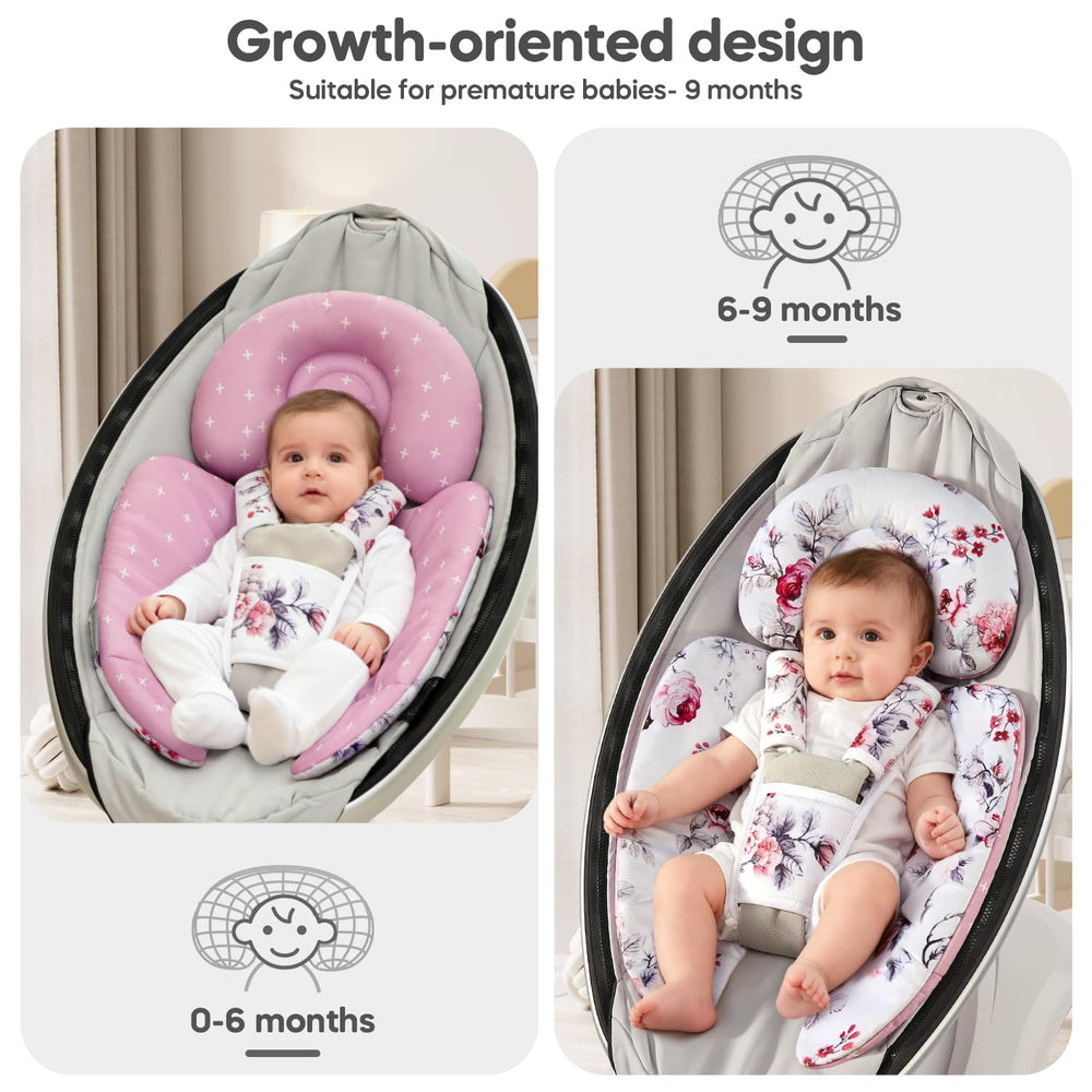 mamatepe contoured headrest offers thicker support to reduce movement and improve comfort