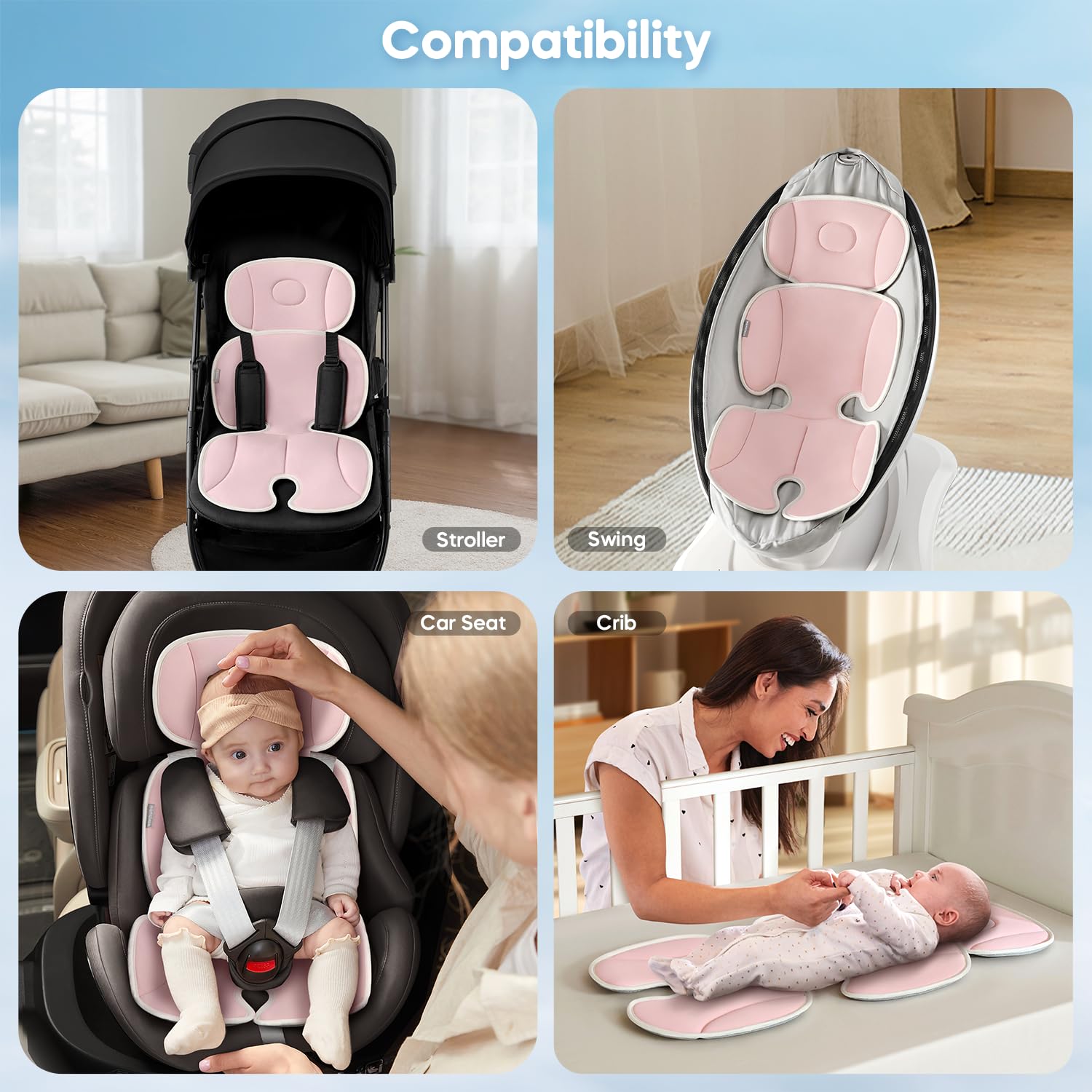 Mamatepe lightweight cooling pad for on-the-go families and outings