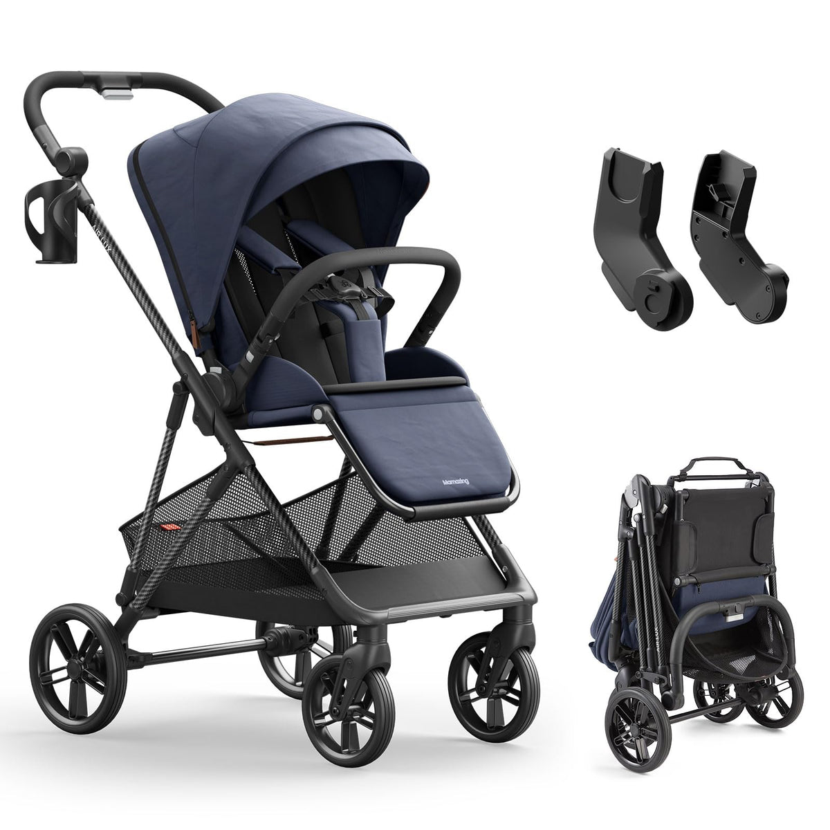 MAMAZING Air Lux carbon frame for lightweight city strolling