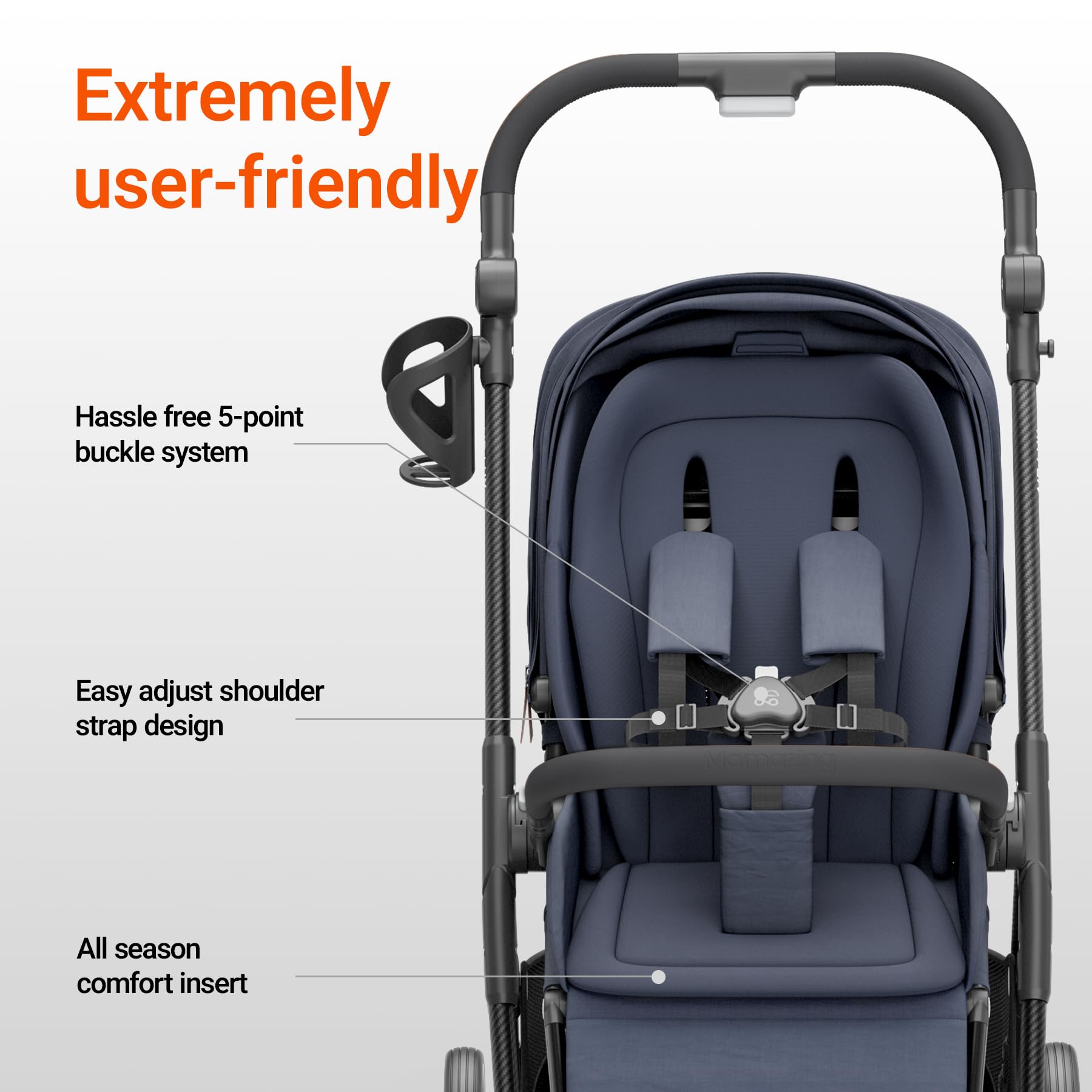 MAMAZING Air Lux large storage basket carries essentials