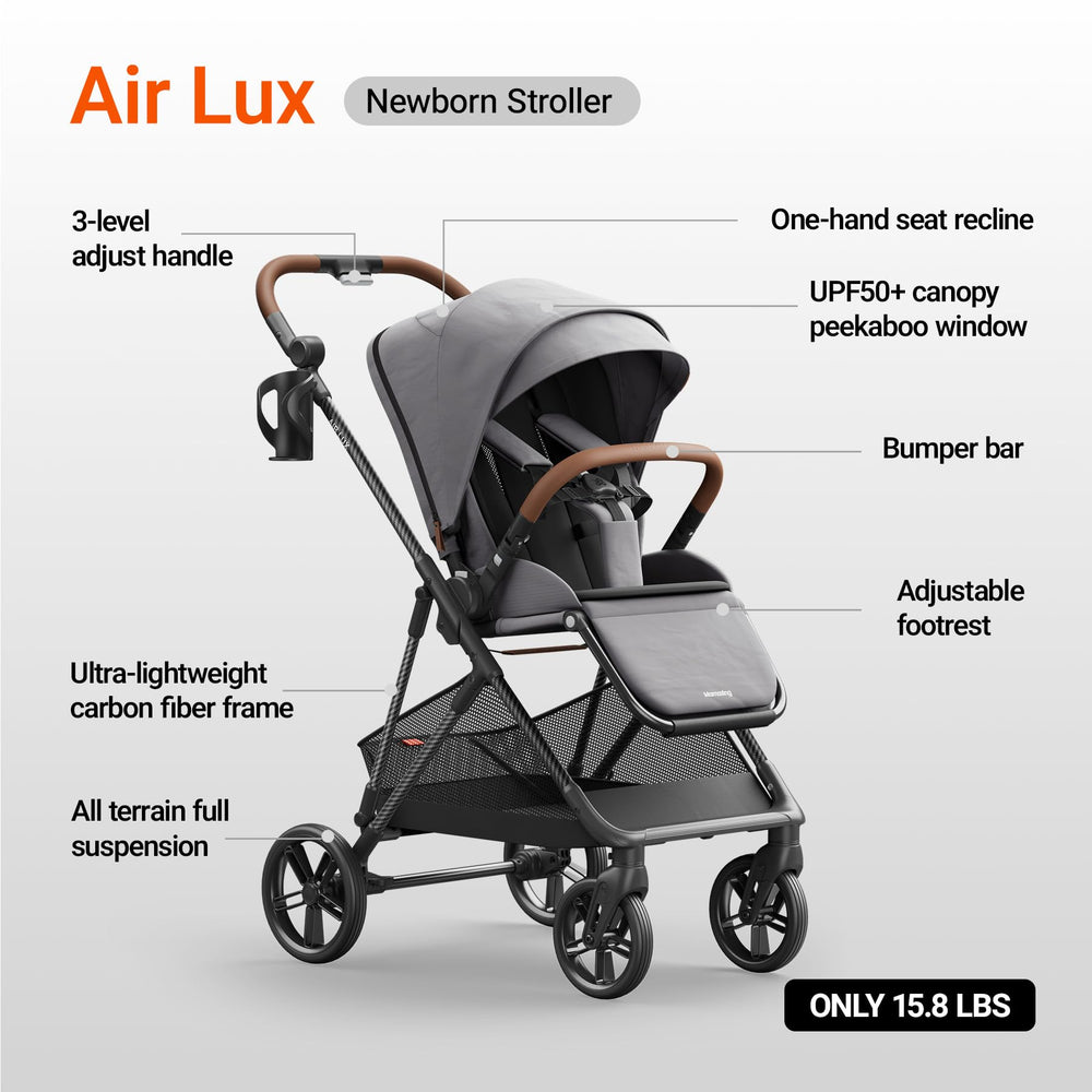 MAMAZING Air Lux large storage basket ready for shopping and gear