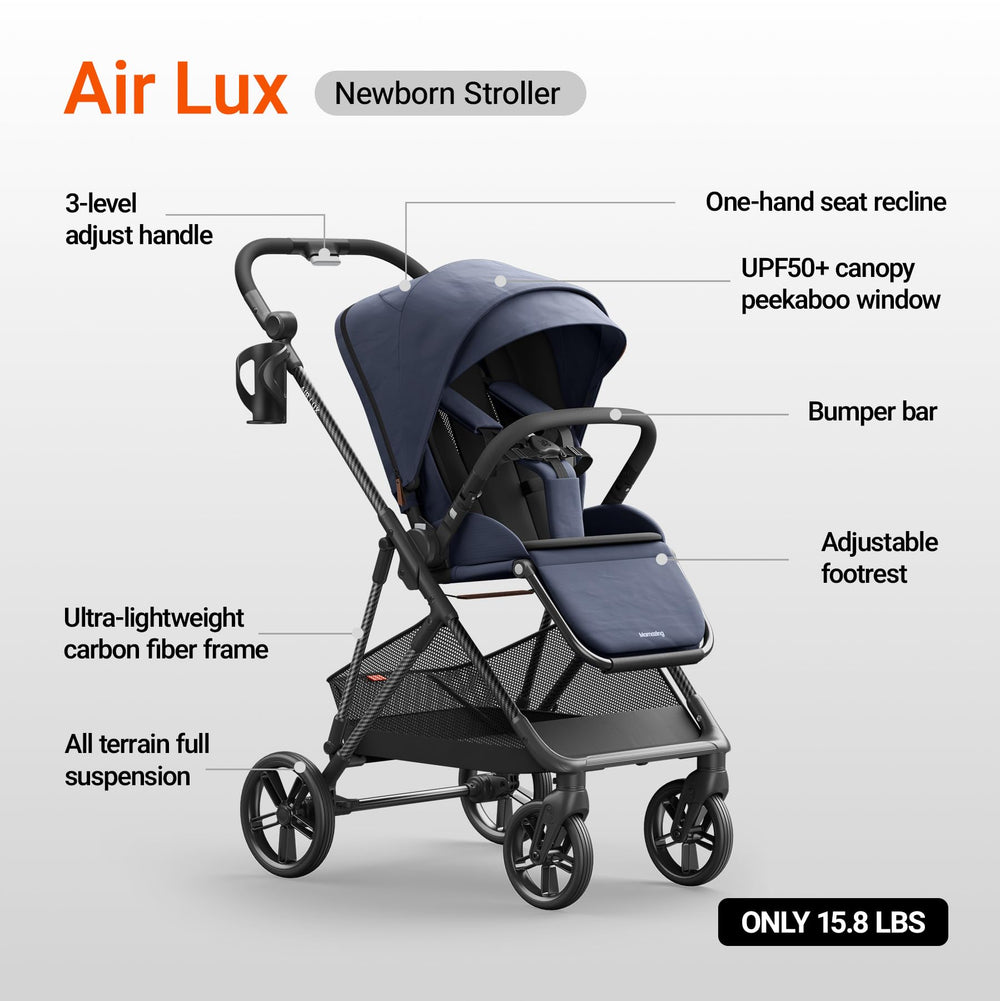 MAMAZING Air Lux UPF 50+ canopy protects from sun