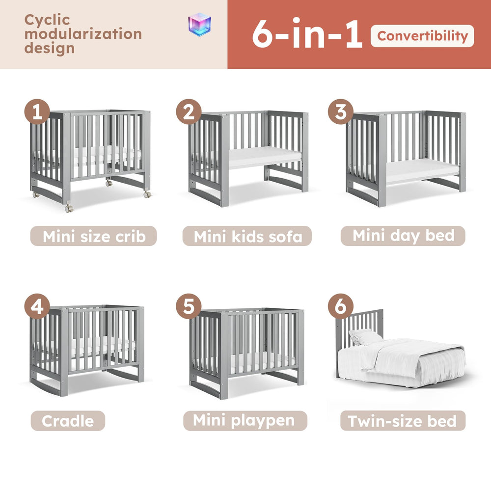 Four adjustable heights let you reach baby comfortably at each stage