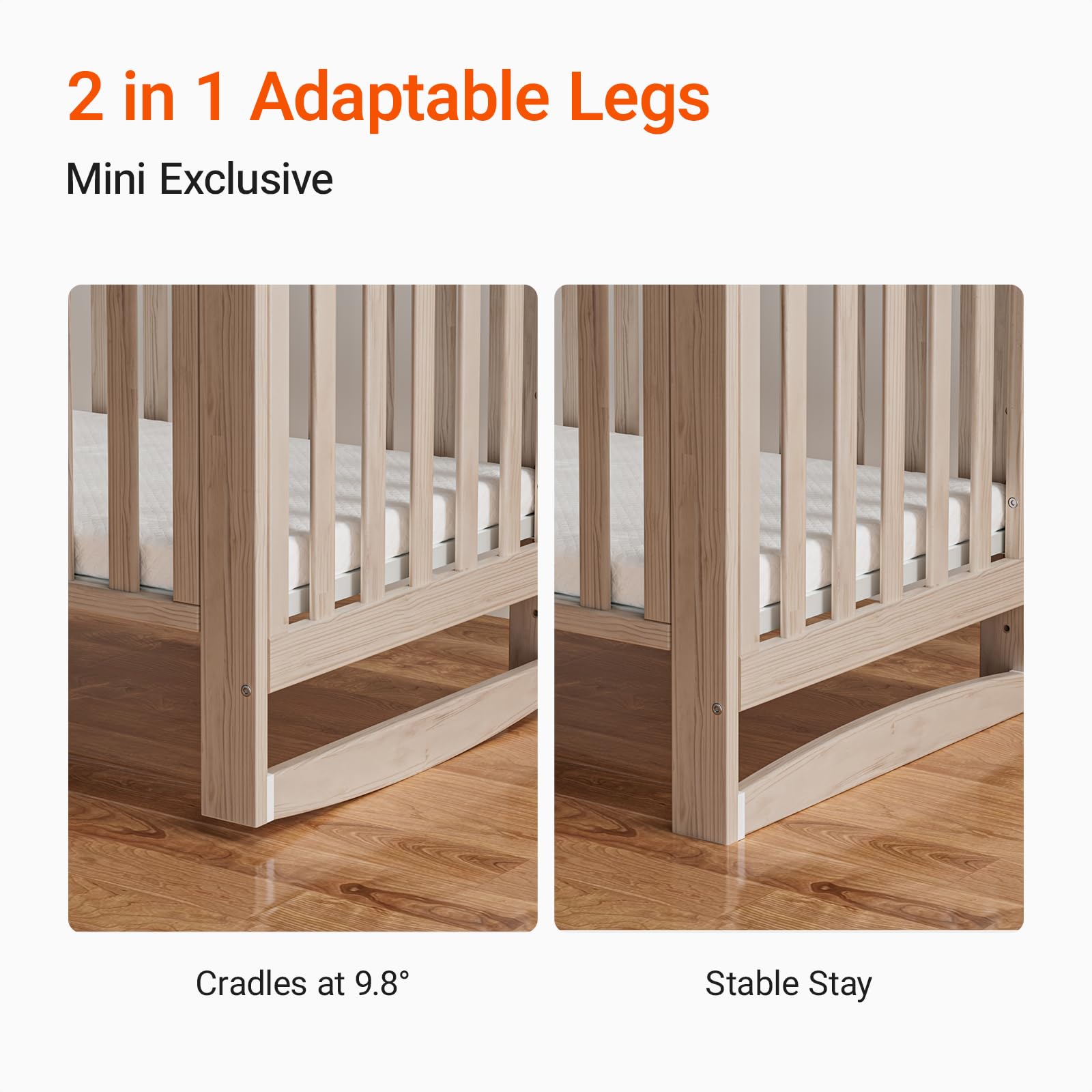 Mamazing EvoNest hidden hardware for a clean exterior.