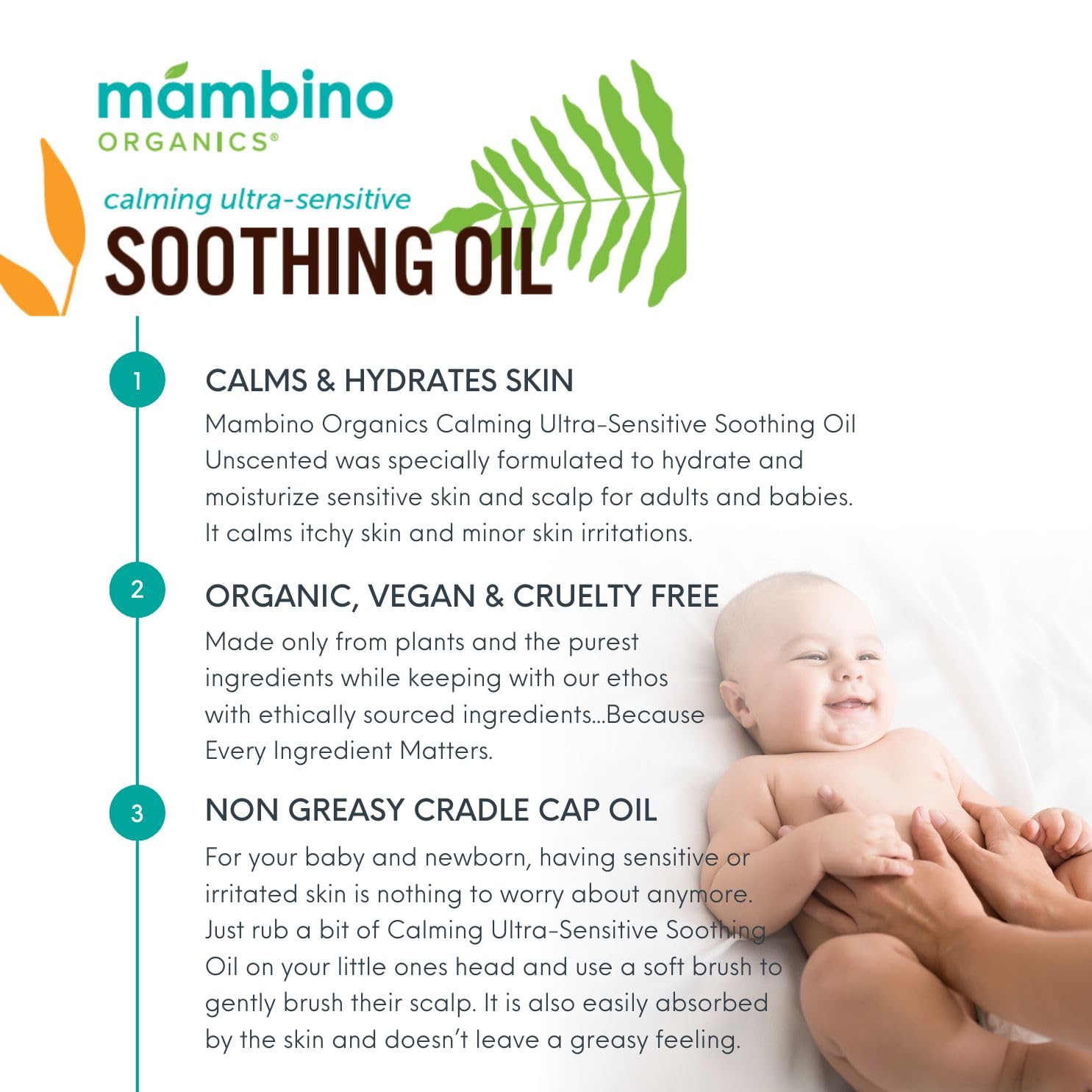 Mambino Organics Soothing Baby Oil after shower hydrates without heaviness