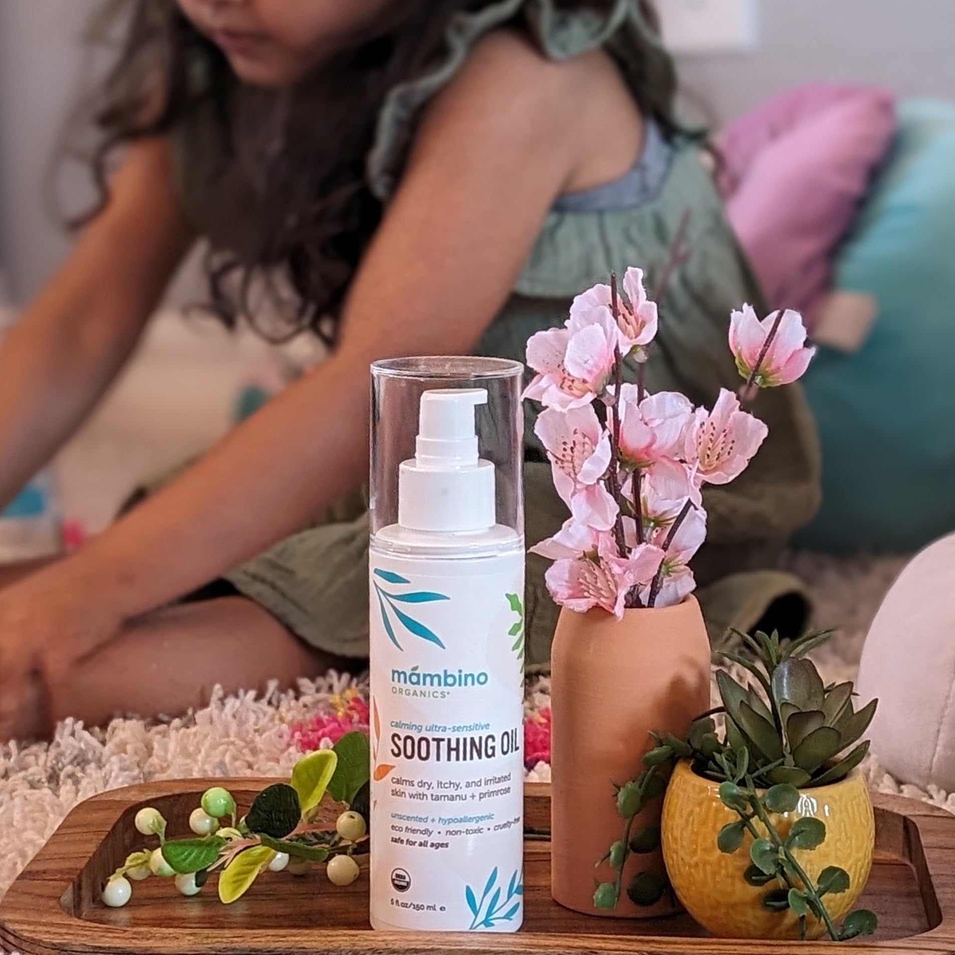 Mambino Organics Soothing Baby Oil for face and body care