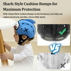 Side view of MAMBOBABY GUARD Shark, sleek profile and adjustable fit.