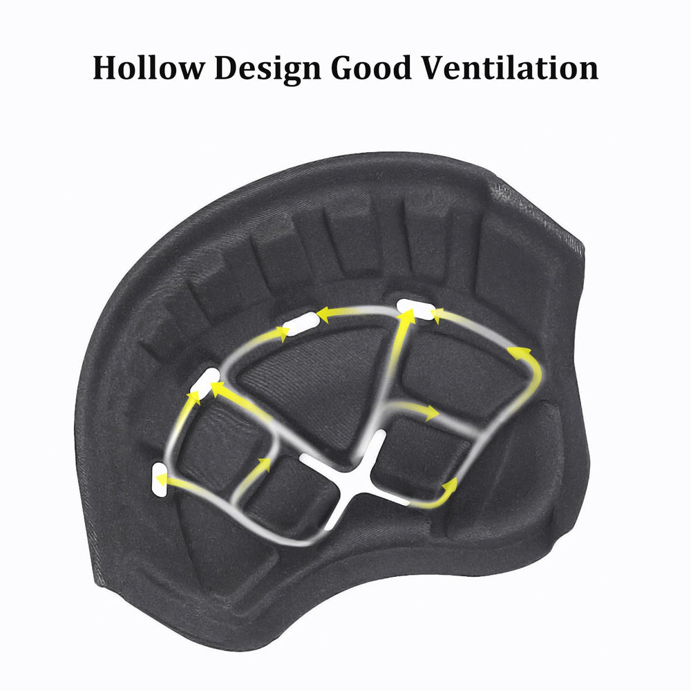 MAMBOBABY safety helmet features lightweight foam and soft fabric for all-day comfort
