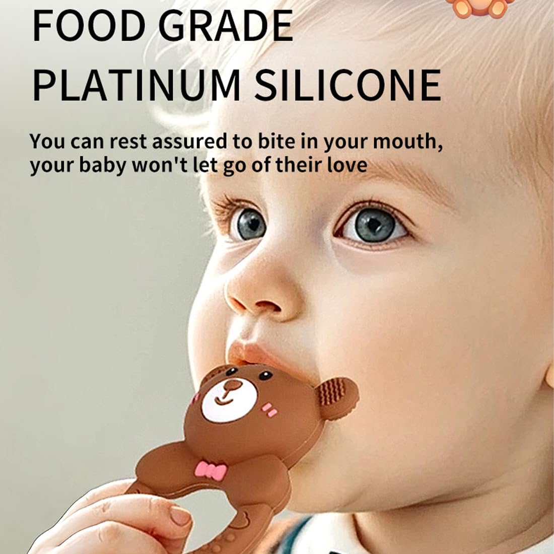 Mamigeor Lightweight Infant Teething Toy—portable soothing companion for outings.