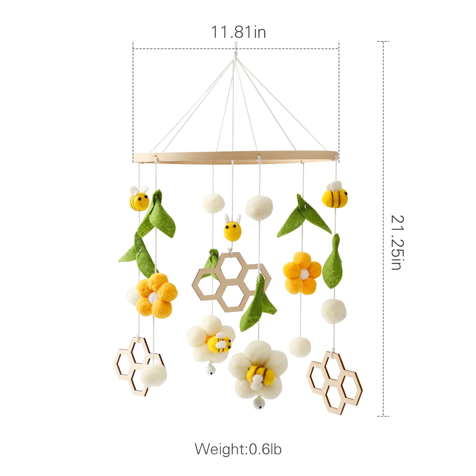Bee Bedbell packaged beautifully, ideal as a thoughtful baby gift