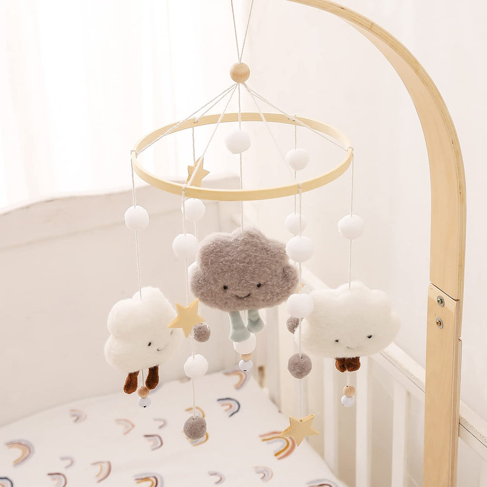 Mamimami Home crib mobile with hanging cord offers versatile decor for crib or bassinet.