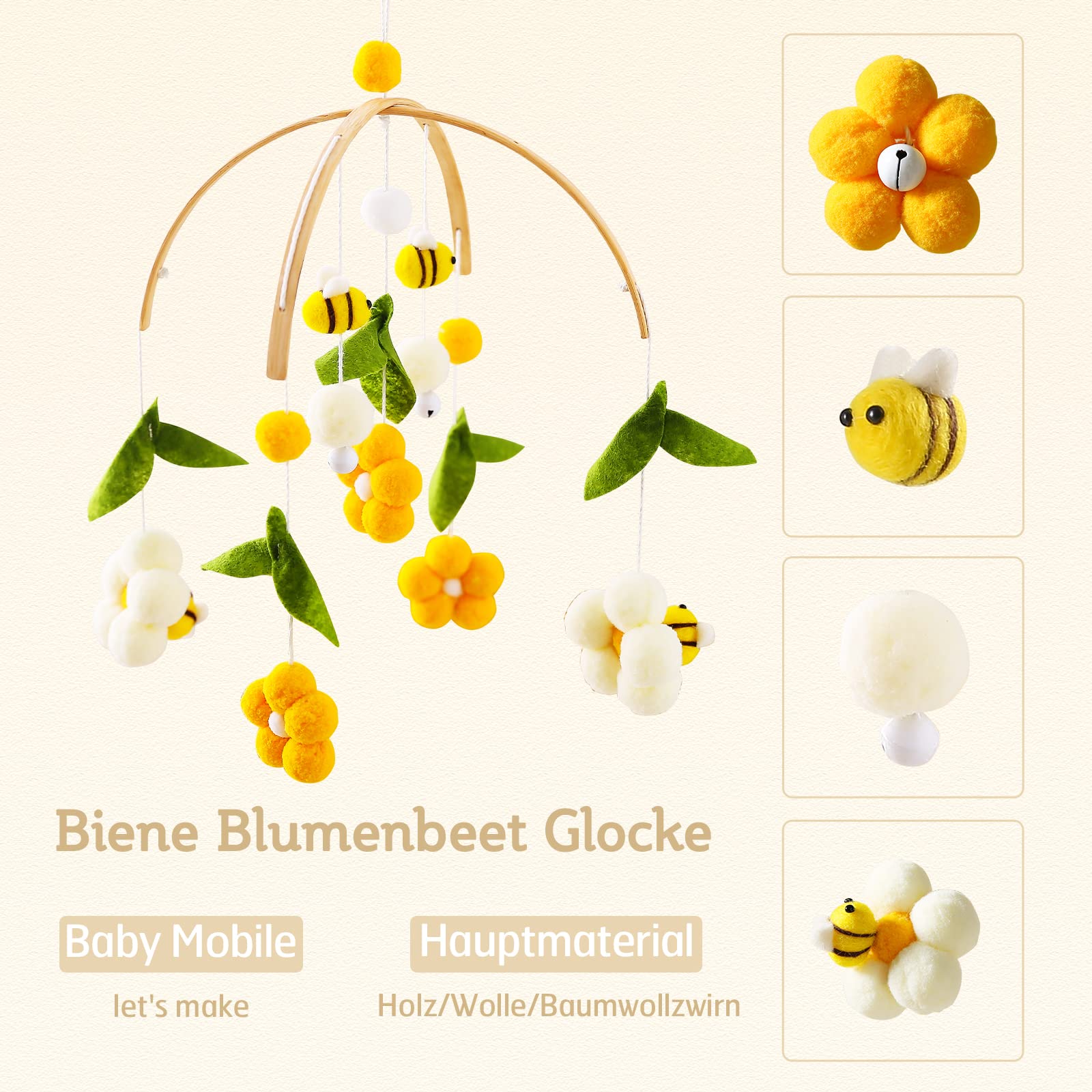Mamimami Home Gift-ready baby mobile perfect as newborn present