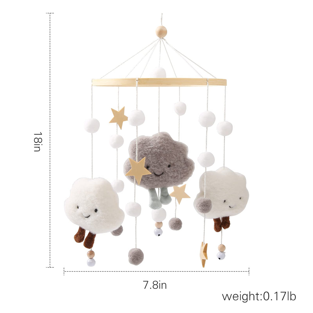 Mamimami Home nursery clouds decor creates a calming focal point for baby rooms.