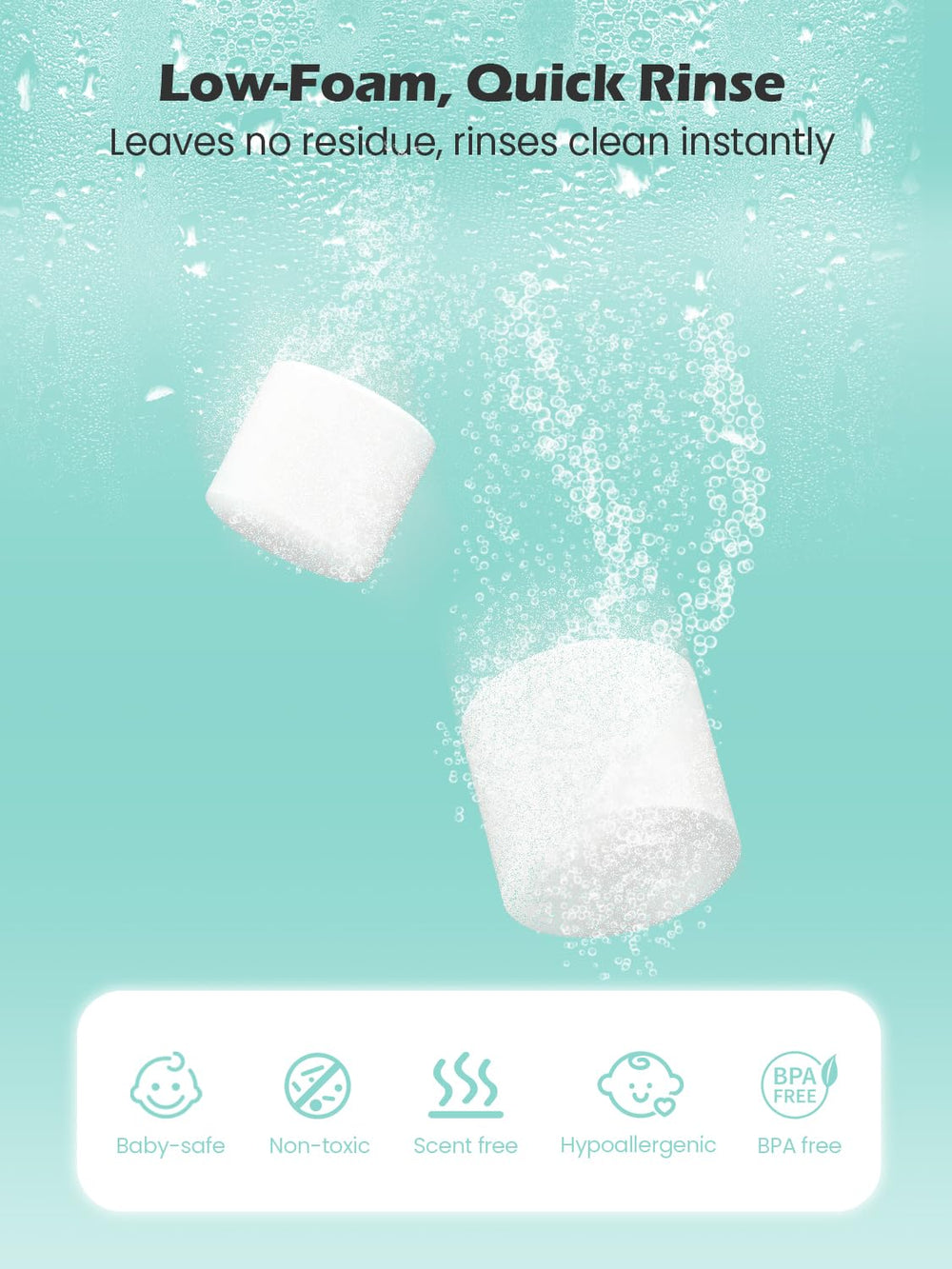 Mamouris eco-friendly, BPA-free tablets with residue-free safety