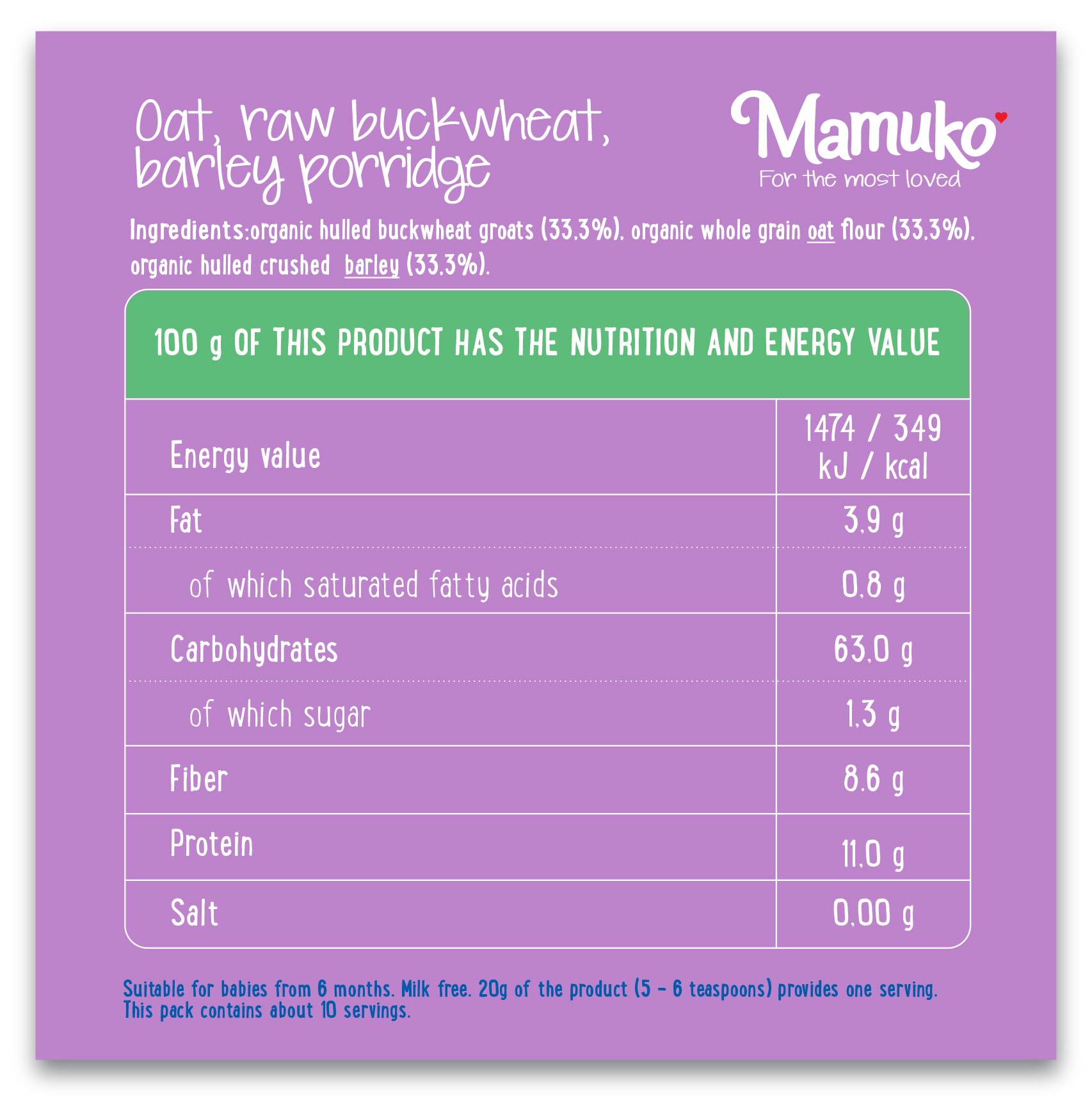 MAMUKO porridge ready bowl for quick, wholesome breakfast.