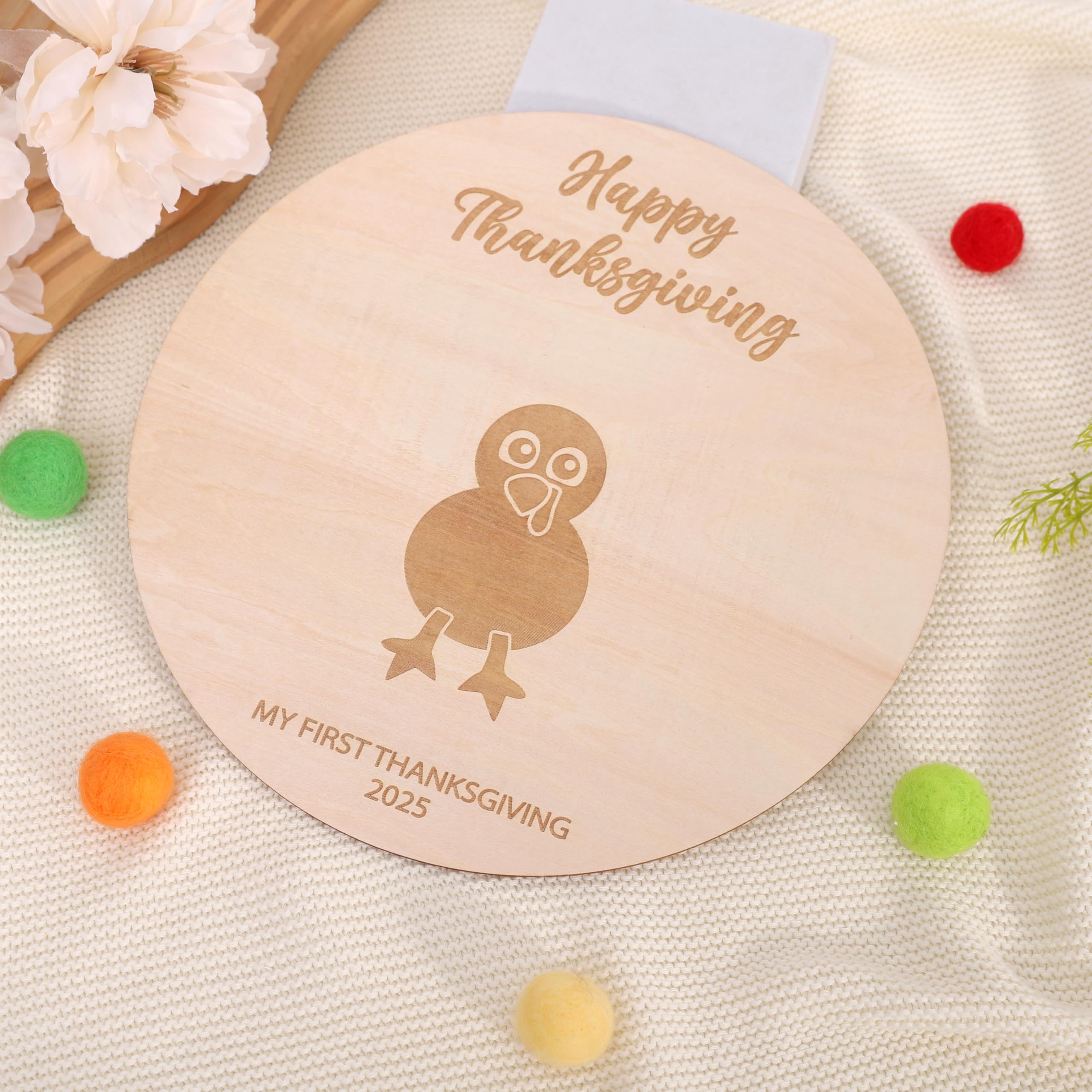 MAMUXI growth keepsake board preserves tiny milestones