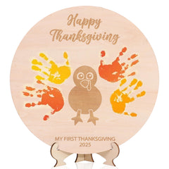 MAMUXI Thanksgiving footprint board ready for warm family photos